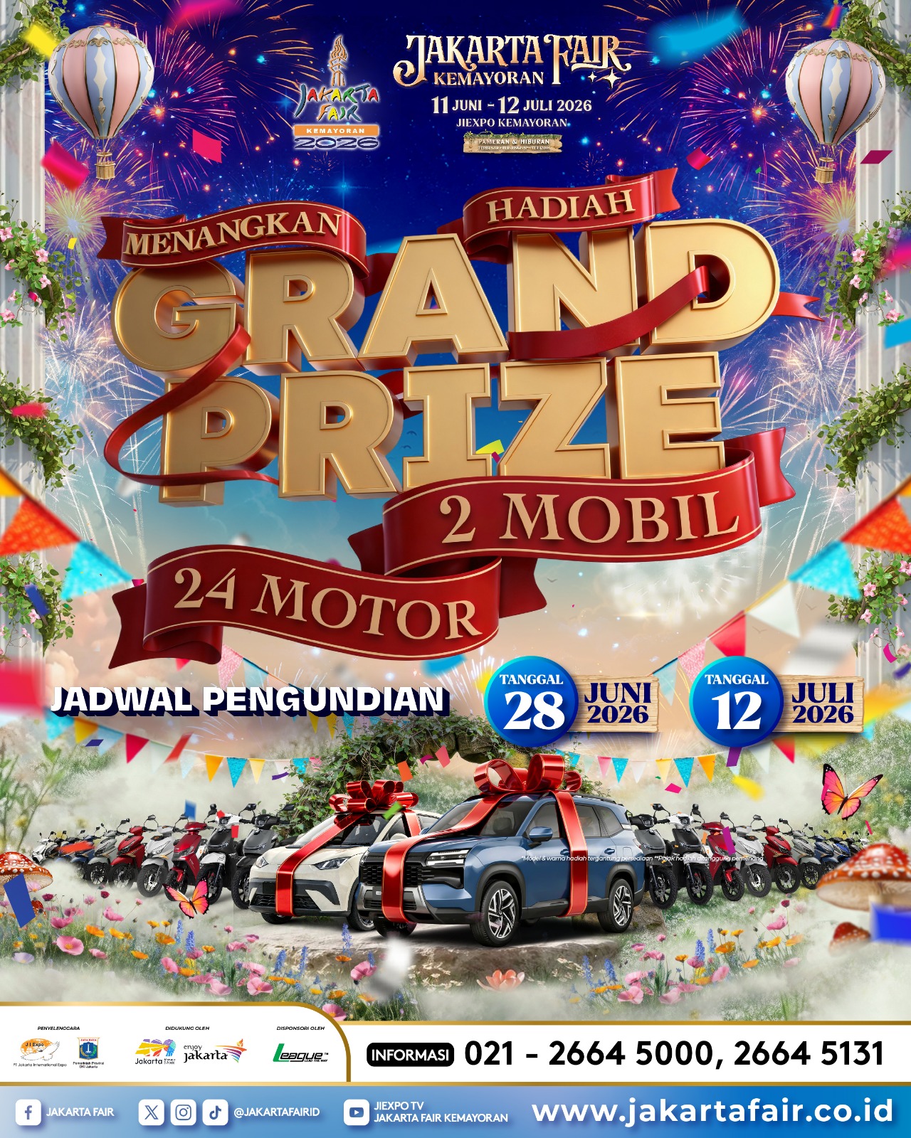 Cuma Modal Tiket Masuk, Pengunjung Jakarta Fair 2026 Ternyata Bisa Bawa Pulang Motor Bahkan Mobil
