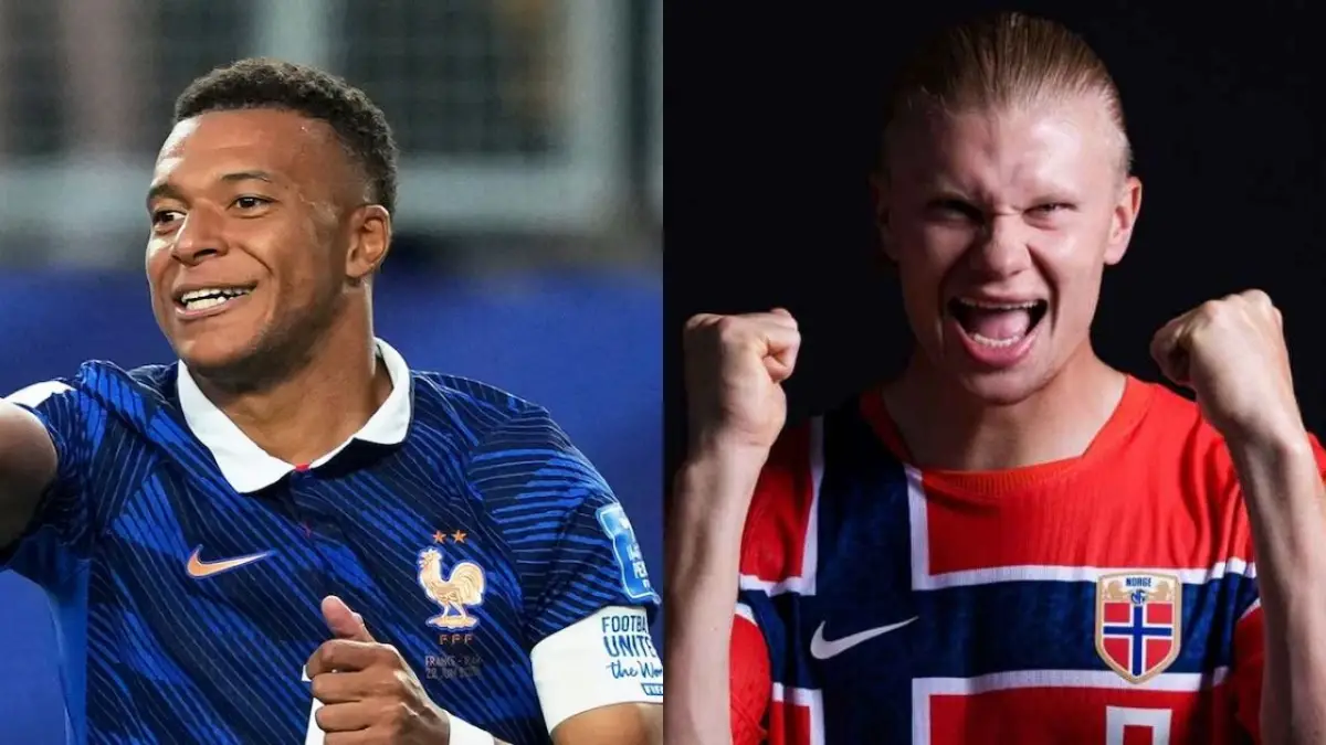 Prediksi Norwegia vs Prancis: Duel Bintang Haaland vs Mbappe