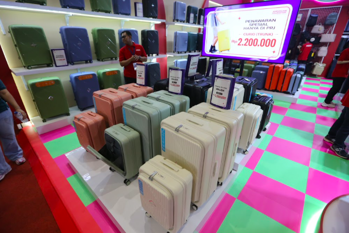 Daftar Promo Koper di Jakarta Fair 2026, Ada Diskon hingga 70 Persen dan Giveaway Gratis