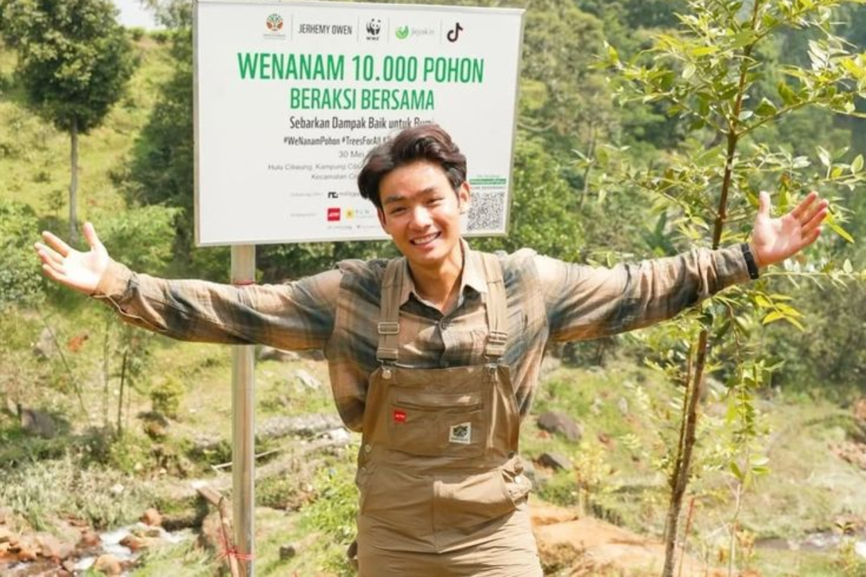 Keren! Jerhemy Owen Gandeng WWF Sulap Lahan Sawit Ilegal di Aceh Kembali Jadi Hutan