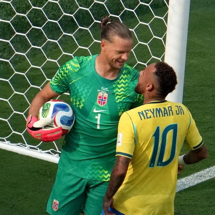 Panas! Neymar Tantang Kiper Norwegia di Titik Penalti, Ini yang Diucapkannya
