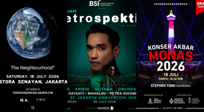 5 Acara Seru di Jakarta Akhir Pekan 18-19 Juli 2026, Jangan Sampai Ketinggalan!