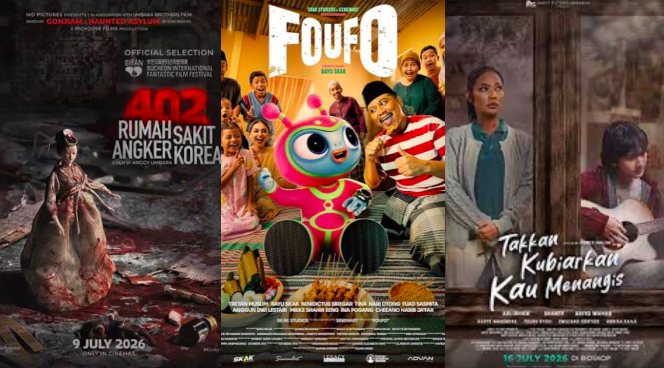 14 Film Indonesia Tayang Juli 2026, Horor Kuasai Bioskop hingga Drama yang Siap Bikin Banjir Air Mata