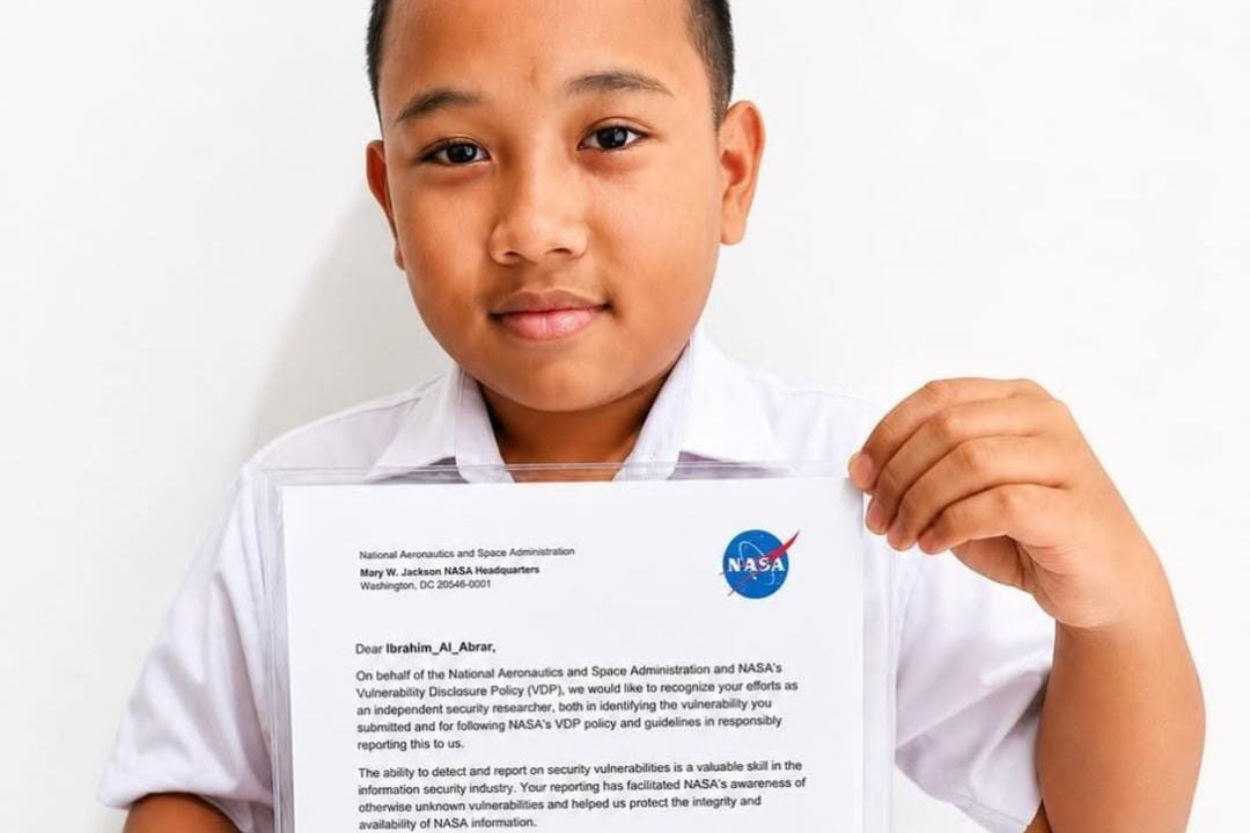 Kisah Inspiratif Ibrahim Al Abrar, Bocah SD Asal Boyolali Sukses Temukan Celah Keamanan Situs NASA