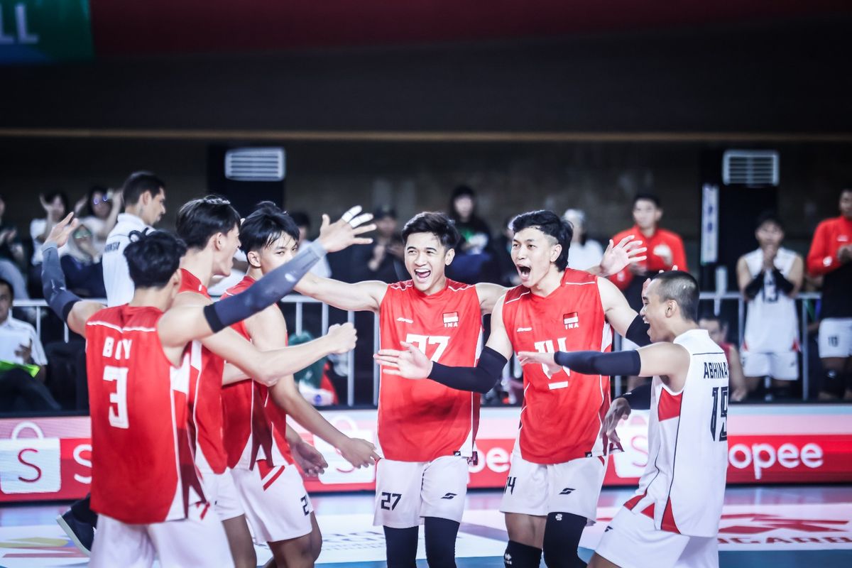 Timnas Voli Putra Indonesia Tundukkan Kamboja 3-0 di SEA V Cup 2026, Kekalahan di Final Leg Pertama Terbayar