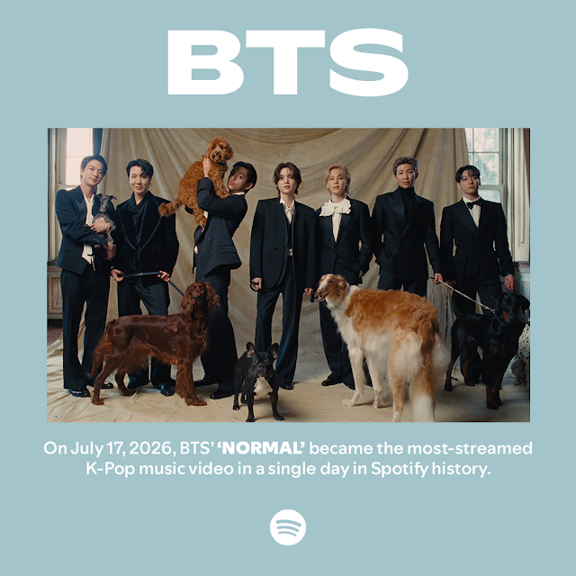 BTS Rajai Spotify, Video Musik NORMAL Jadi MV K-Pop Terlaris dalam Sehari