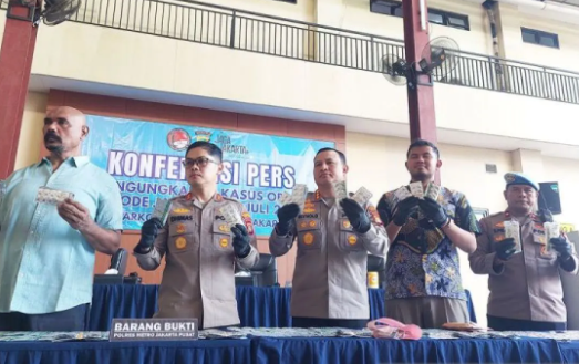 Obat Berbahaya Jakarta Pusat, Polisi Bongkar 68 Kasus dan Sita 118 Ribu Butir