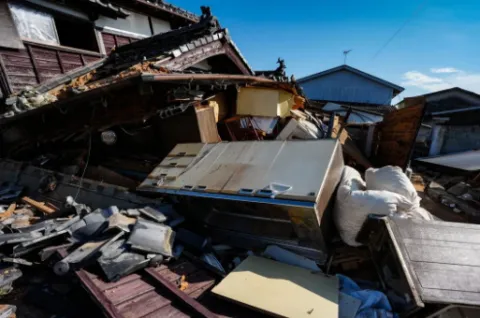Gempa Jepang Tewaskan 38 Orang, Ribuan Warga Masih Bertahan di Pengungsian