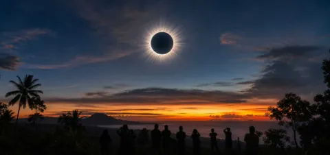 Ada Gerhana Matahari Total 12 Agustus, Indonesia Kebagian untuk Menonton?