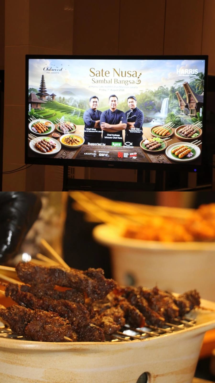Sambut 17 Agustus, Oakwood PIK dan HARRIS Puri Mansion Sajikan 10 Sate Nusantara