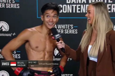 Bilal Hasan Dapat Kontrak UFC, Jadi Petarung Indonesia Pertama yang Raih Kontrak