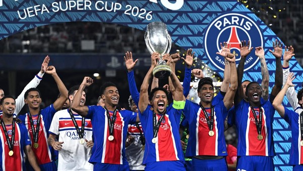 PSG Juara Piala Super Eropa 2026 usai Tekuk Aston Villa 2-1
