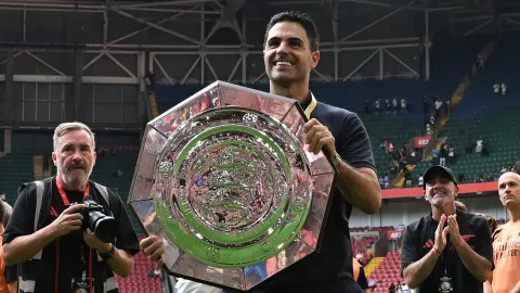 Arteta Tak Menyangka Arsenal Bisa Libas Man City 3-0 di Community Shield