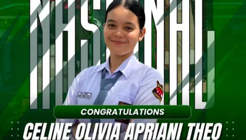 Profil Celine Olivia AT, Siswi Pontianak yang Dipercaya Jadi Pembawa Baki HUT ke-81 RI