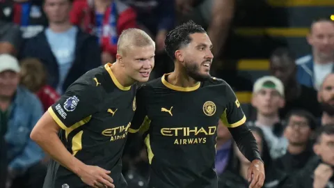 Cherki dan Haaland Cetak Brace, Manchester City Hajar Crystal Palace 4-1