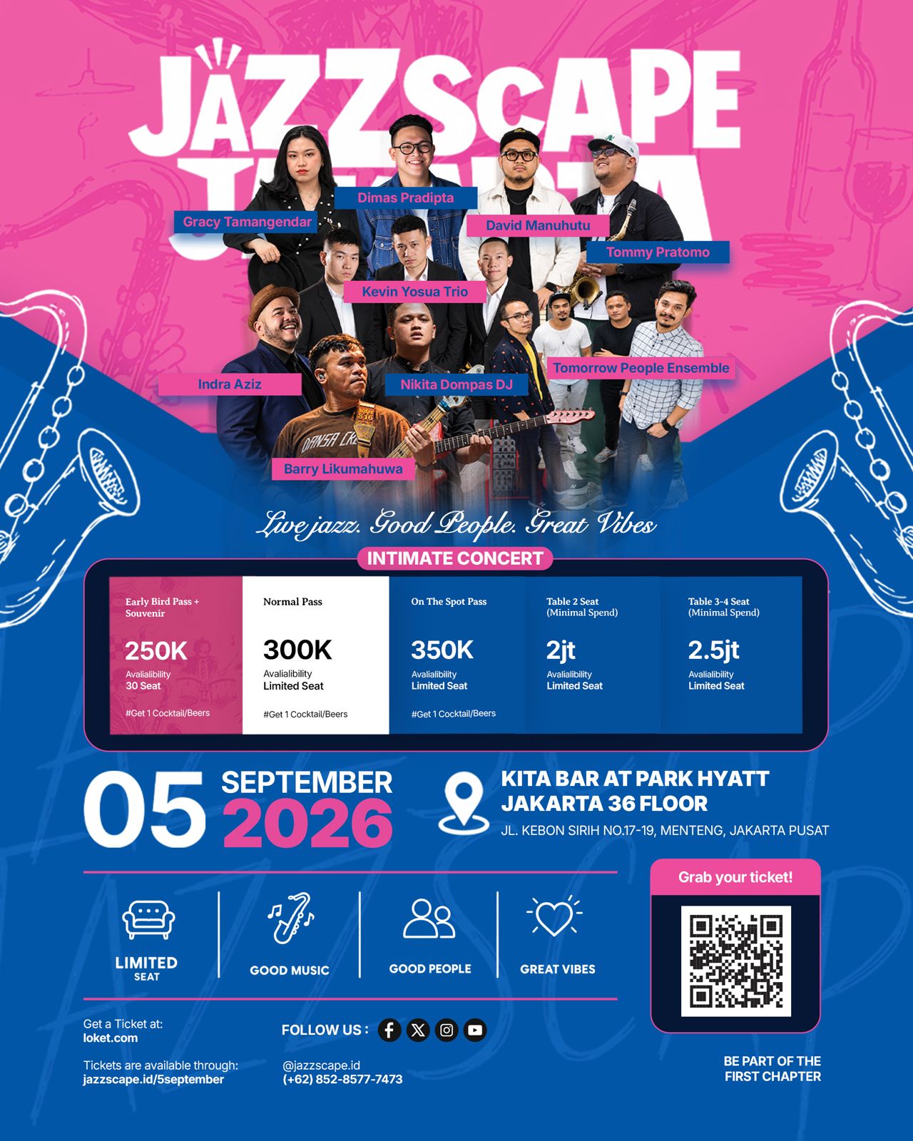 Jazzscape Kembali Hadir di Jakarta, Bawa Pengalaman Jazz Lebih Intim dan Personal