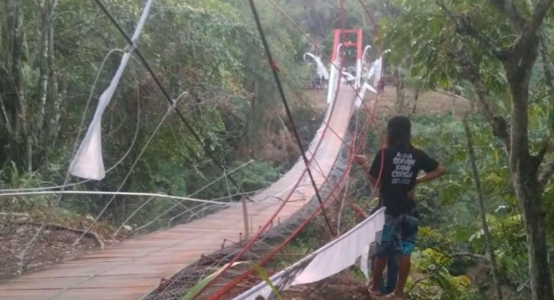 Jembatan Pongpet Ambruk Saat Peresmian, Dandim Pangandaran Akui Ada Kelalaian