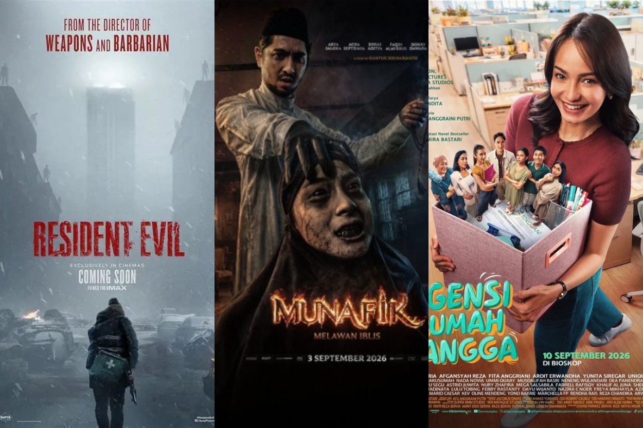 15 Film yang Tayang di Bioskop pada September 2026: Ada Resident Evil hingga Suanggi