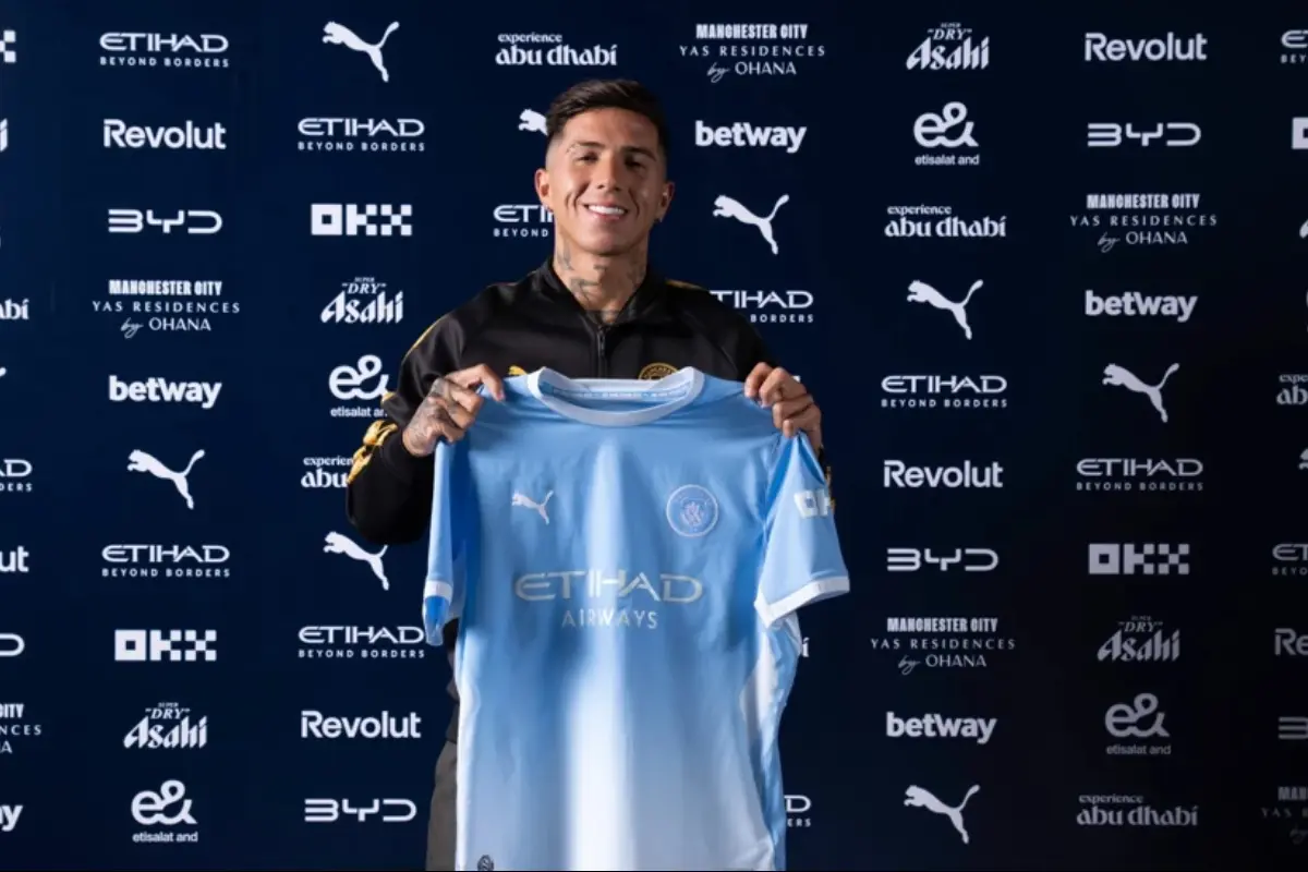 Pilih Nomor Punggung Sakral di Man City, Enzo Fernandez Akui Alasannya