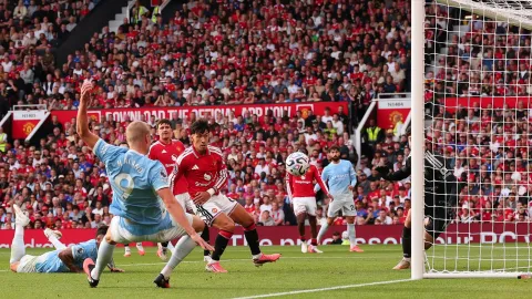 Gol Haaland di Derby Manchester Tuai Kontroversi, Benarkah Offside?