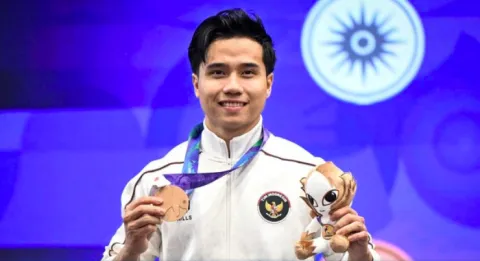 Medali Pertama Indonesia di Asian Games 2026! Seraf Naro Siregar Raih Perunggu Wushu