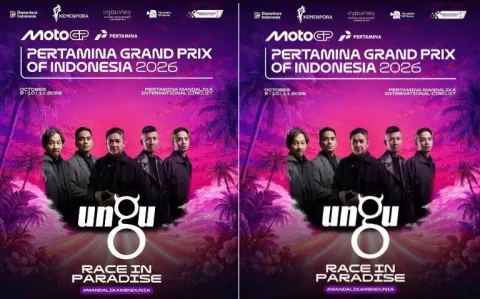 Pasha Cs Gantikan Juicy Luicy, Ungu Tampil di Hari Pertama MotoGP Mandalika