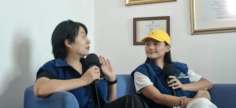 Leony dan Violeta Hadir di Podcast GenVoice, Bahas Film Ghosthing