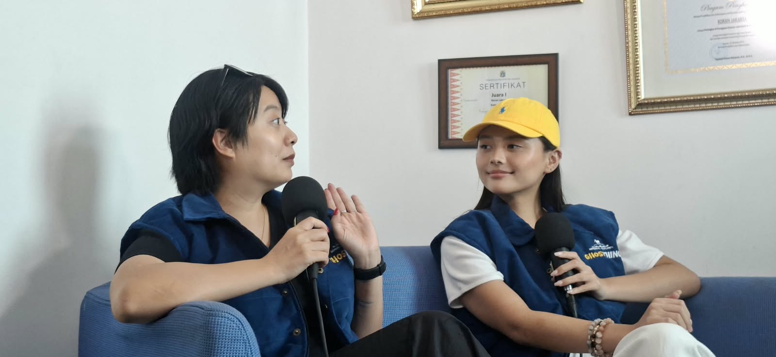Leony dan Violeta Hadir di Podcast GenVoice, Bahas Film Ghosthing