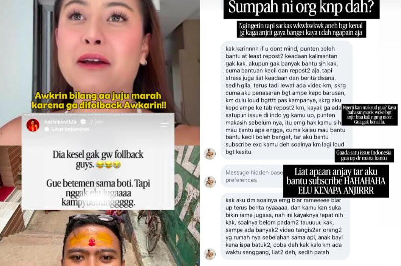 Chat Lama Aa Juju yang Diduga Hina Awkarin Terbongkar, Kini Malah Tantang Tunggu Somasi?