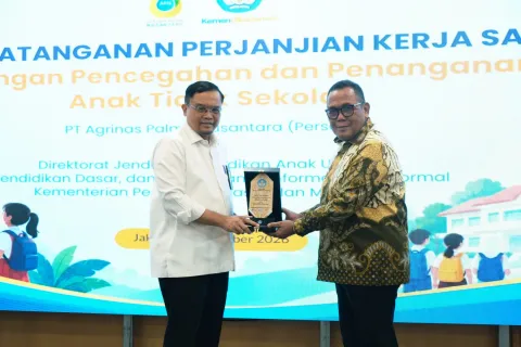 Gandeng Kemendikdasmen, Agrinas Palma Nusantara Dukung Pencegahan dan Penanganan Anak Tidak Sekolah