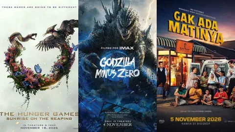 23 Film Bioskop November 2026 Lengkap dengan Sinopsis, Ada Godzilla Minus Zero!