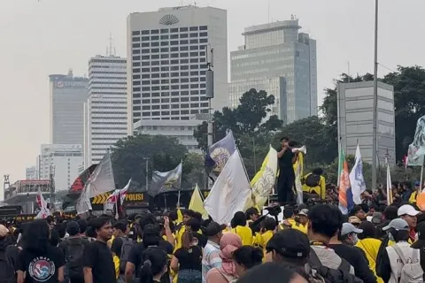 5 Tuntutan Mahasiswa dalam Demo #IndonesiaSadar di Bundaran HI