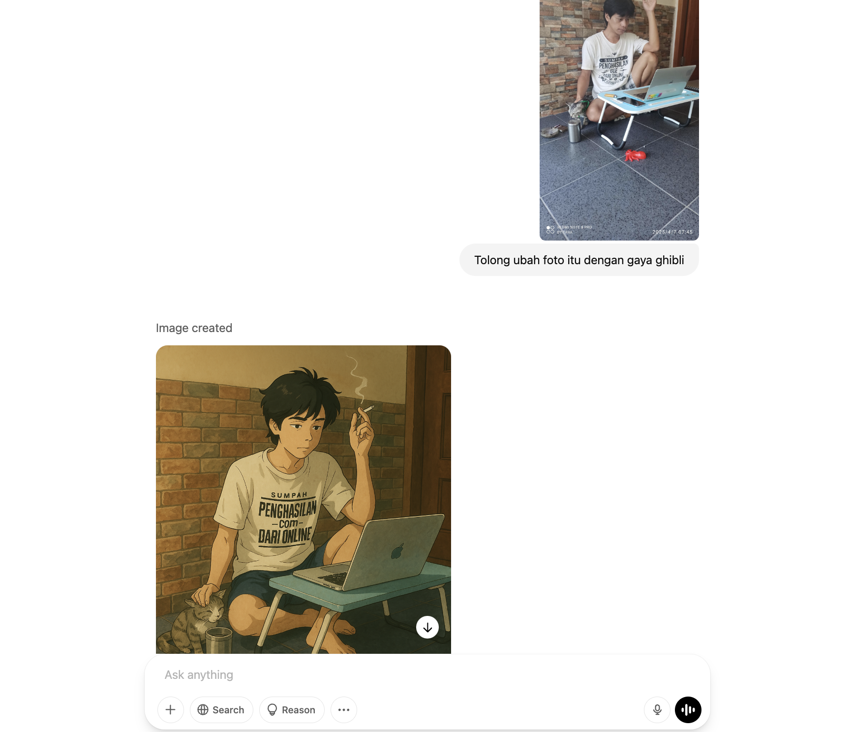 Cara Ubah Foto di Chat GPT dengan Style Unik Seperti Ghibli dan Style Lainnya