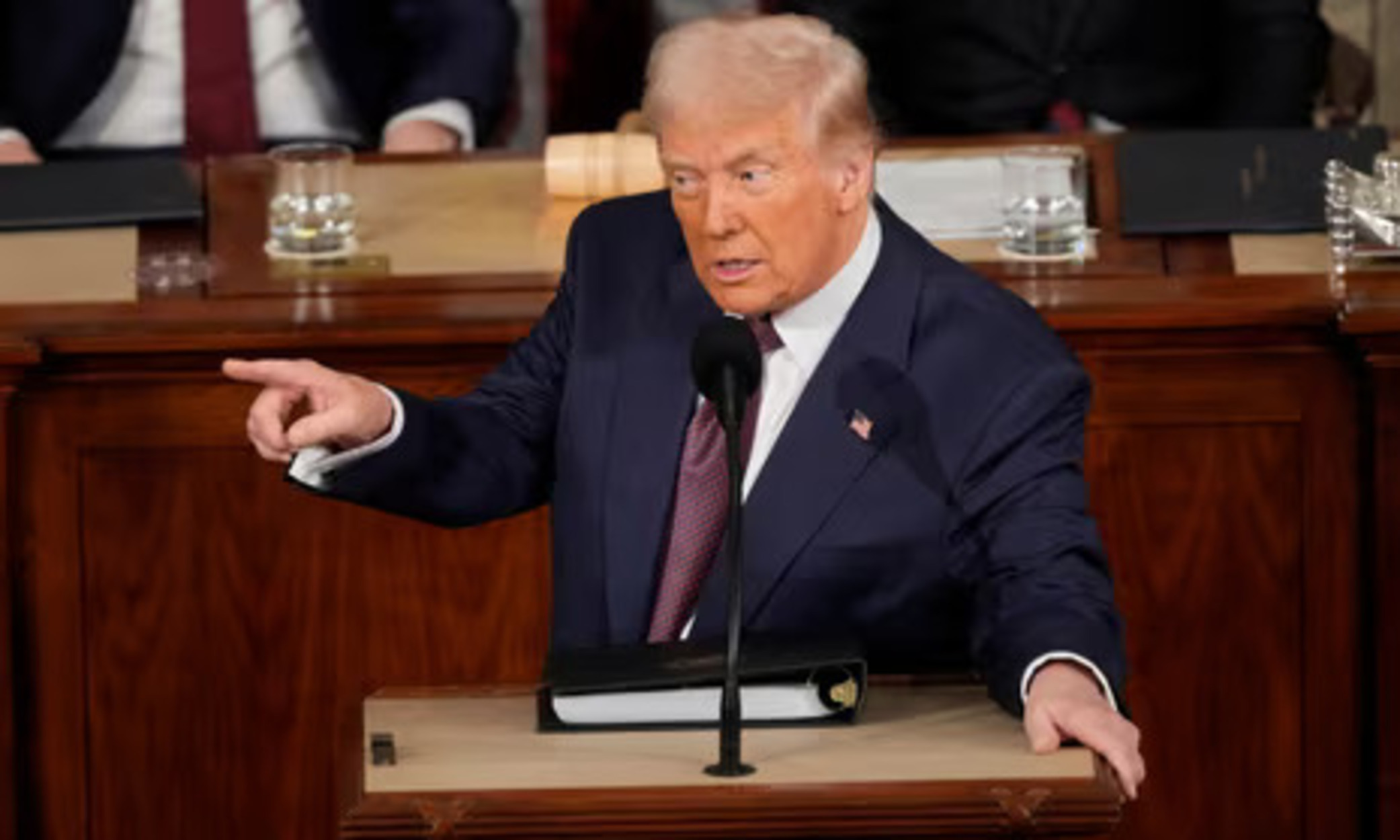 Donald Trump Usir Anggota Demokrat saat Acara Kongres Berlangsung