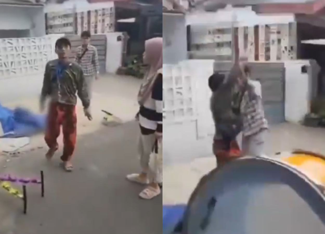 Dua Preman Ngamuk di Pamulang, Ganggu Latihan Drum Band Anak TK