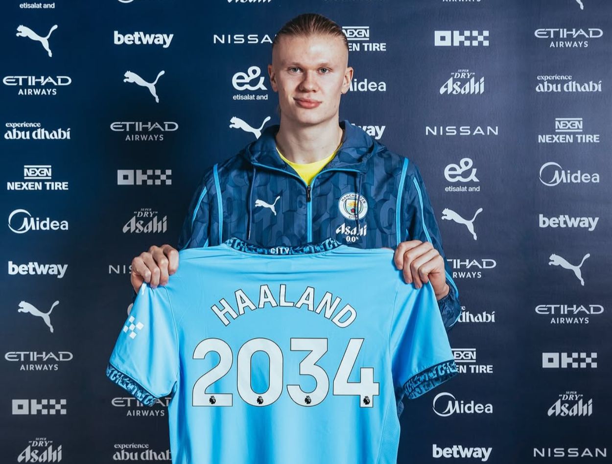 Erling Haaland Teken Kontrak Baru di Man City, Durasinya 10 Tahun!