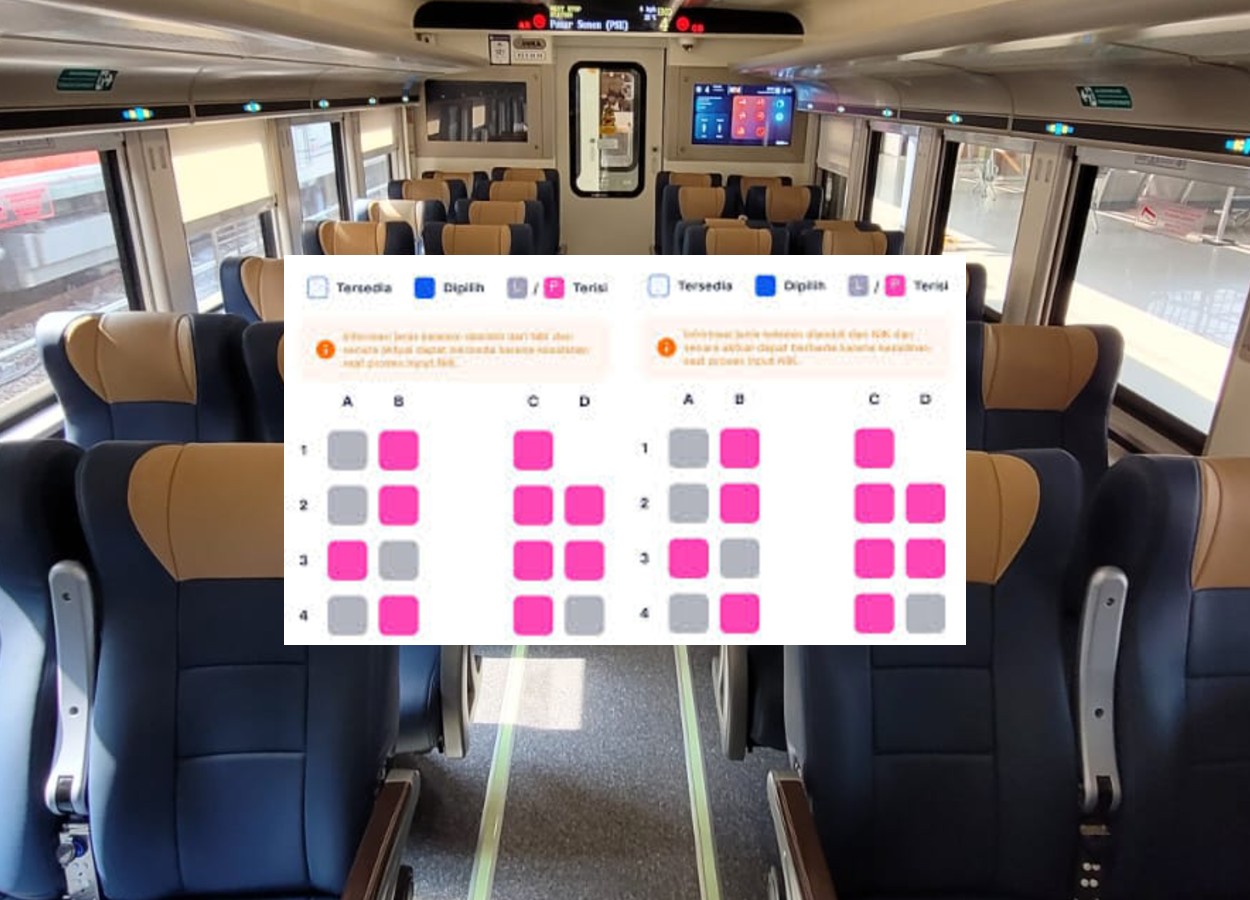 Female Seat Map: Fitur Baru KAI Bikin Perjalanan Perempuan Makin Nyaman