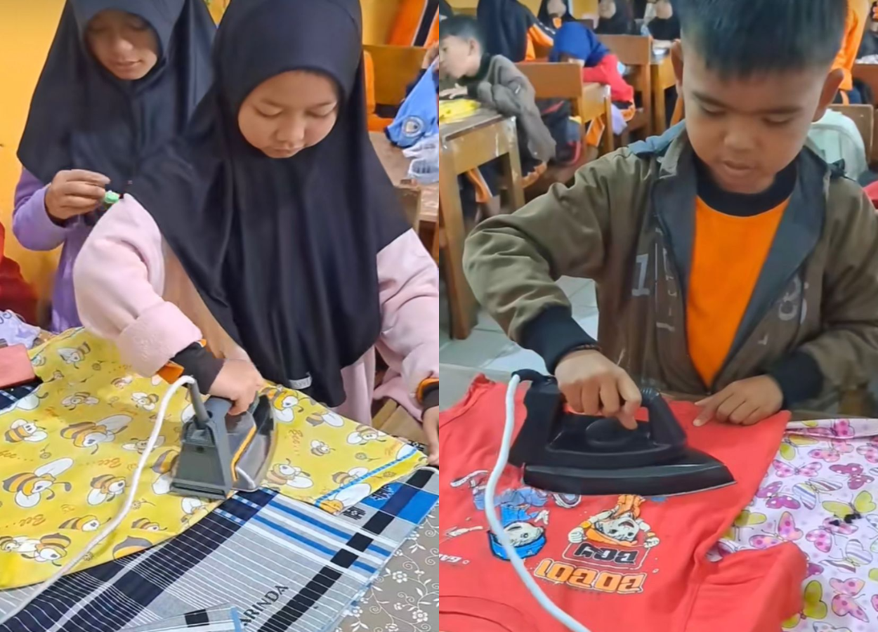 Guru di Cianjur Viral karena Ajarkan Siswa Hidup Mandiri