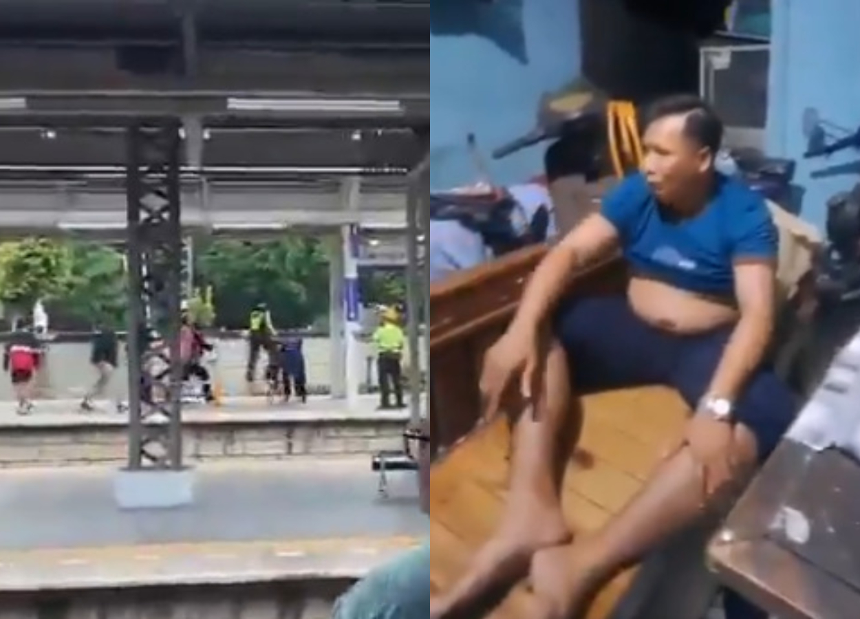 Heboh! Bapak-Bapak Berkaos Persib Dikeroyok di Stasiun Jatinegara, Ternyata Penyandang Disabilitas