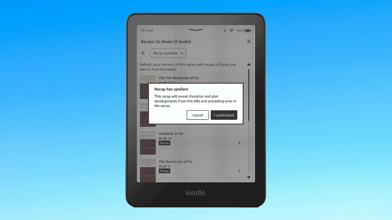 Kindle Memperkenalkan Fitur Recaps untuk Membantu Pembaca Mengikuti Seri Buku