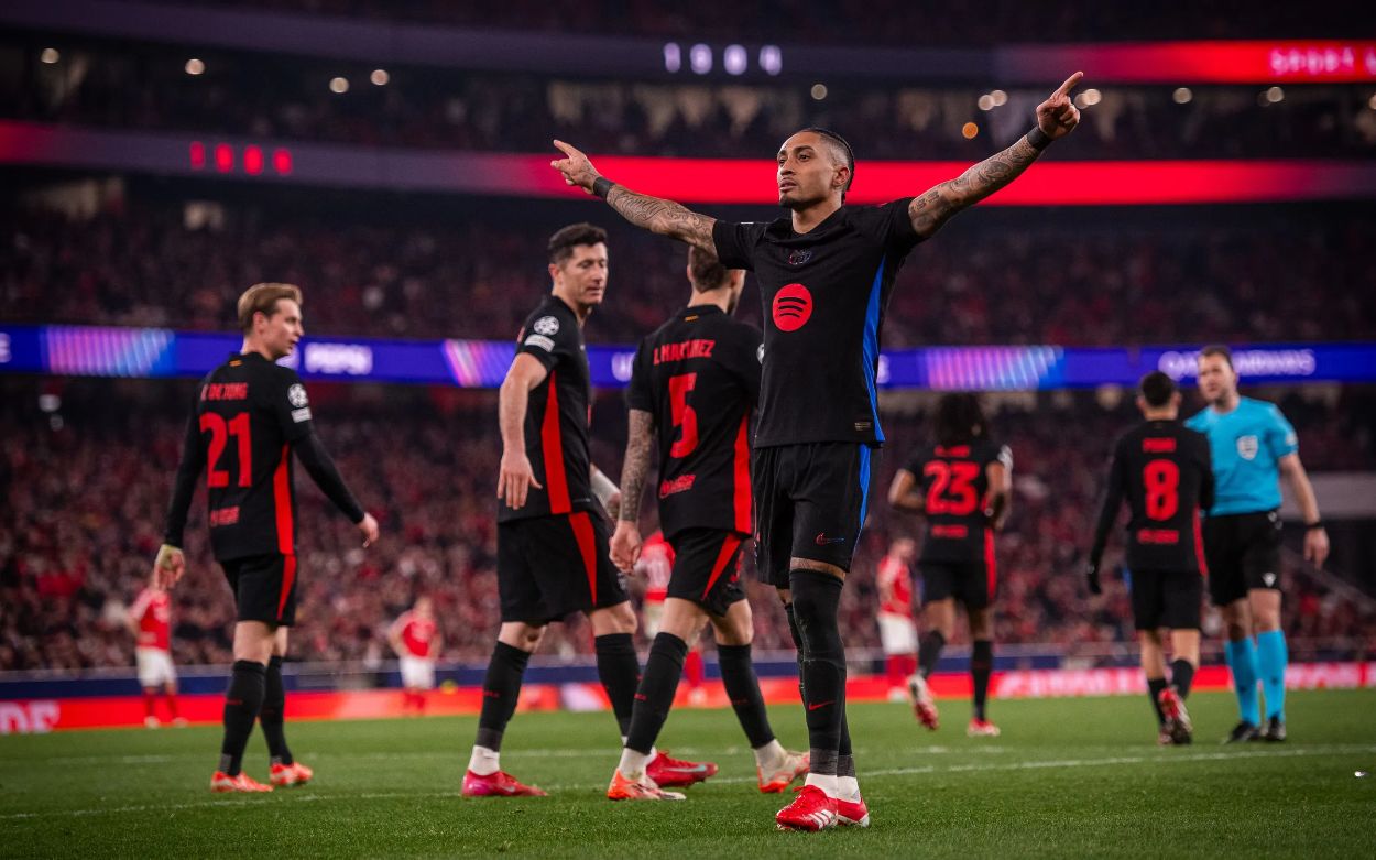 Main 10 Orang, Barcelona Tetap Bungkam Benfica di Liga Champions
