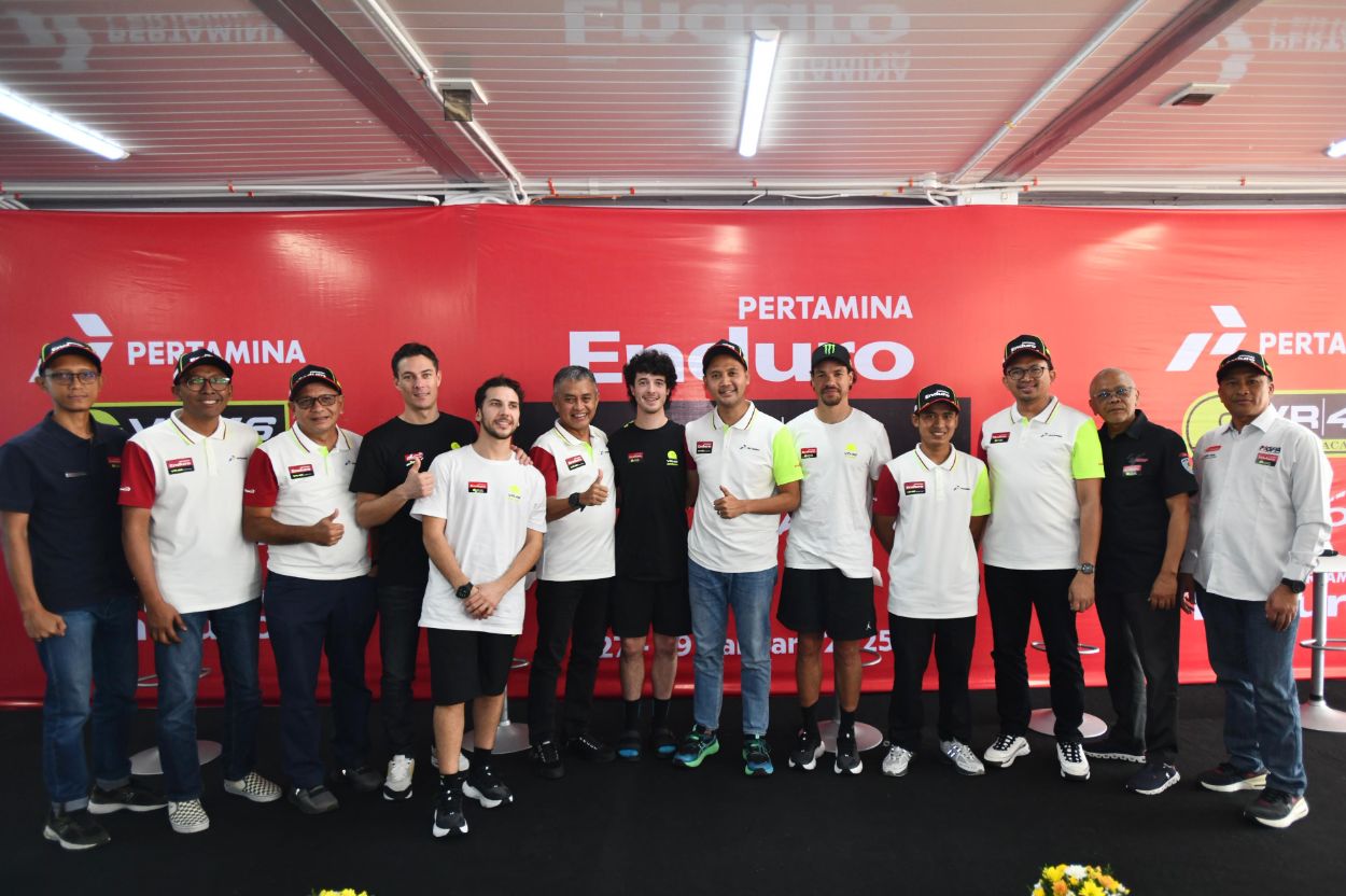 Pertamina Gelar Pelatihan Pembalap Muda Tanah Air Bareng VR46 Riders Academy 