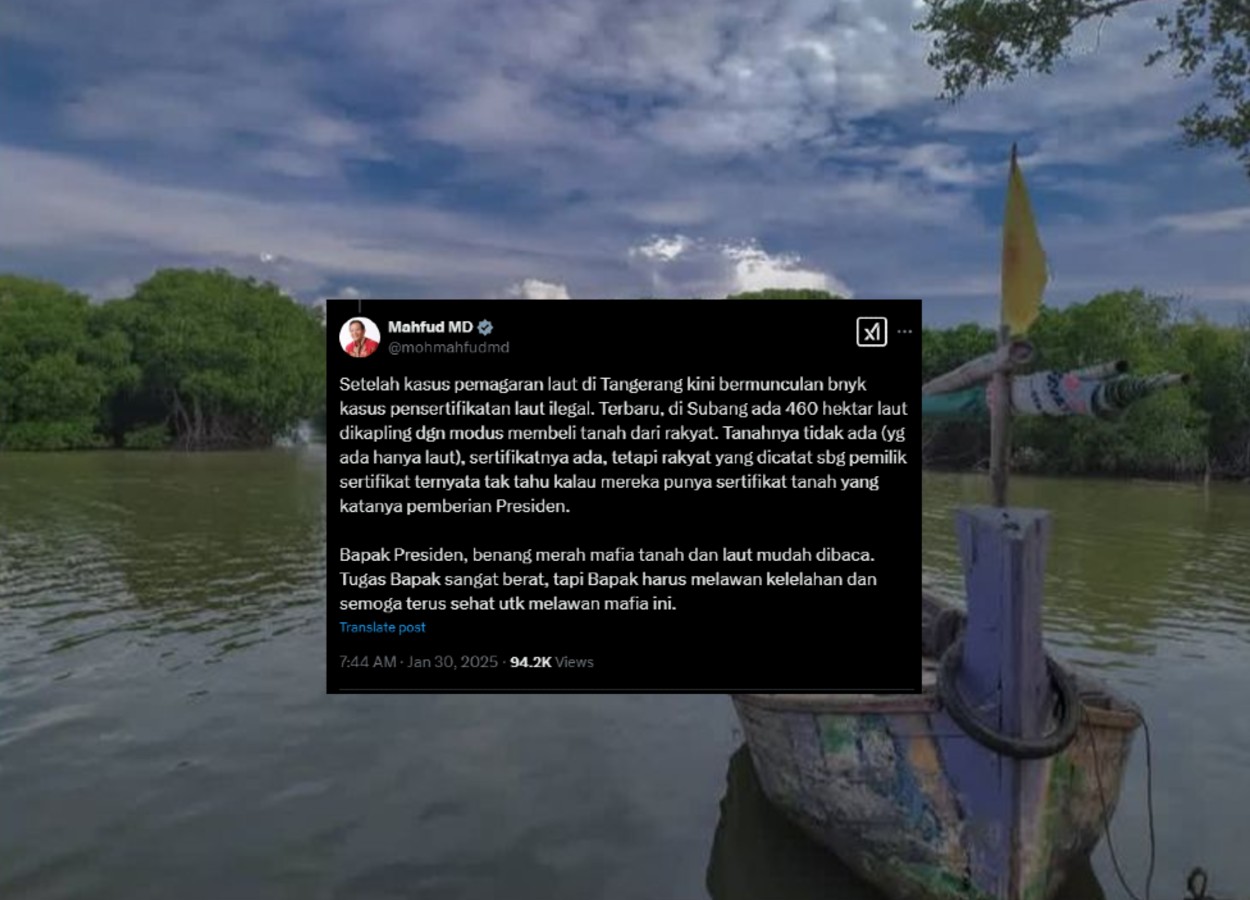 Polemik Baru di Subang 460 Hektare Laut Bersertifikat Hak Milik