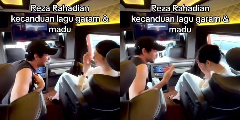 Reza Rahadian Ikut Demam Lagu ‘Garam dan Madu’, Aksinya Bikin Laura Basuki Salah Tingkah