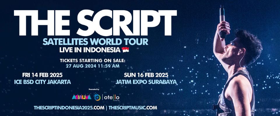The Script Gelar ‘Satellites World Tour’ di ICE BSD City Jakarta pada Februari 2025