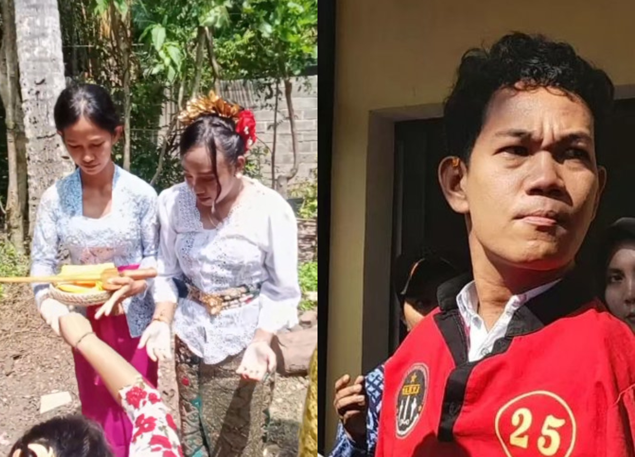 Viral Agus Buntung Menikah dari Penjara, Cuma Diwakilin Keris!