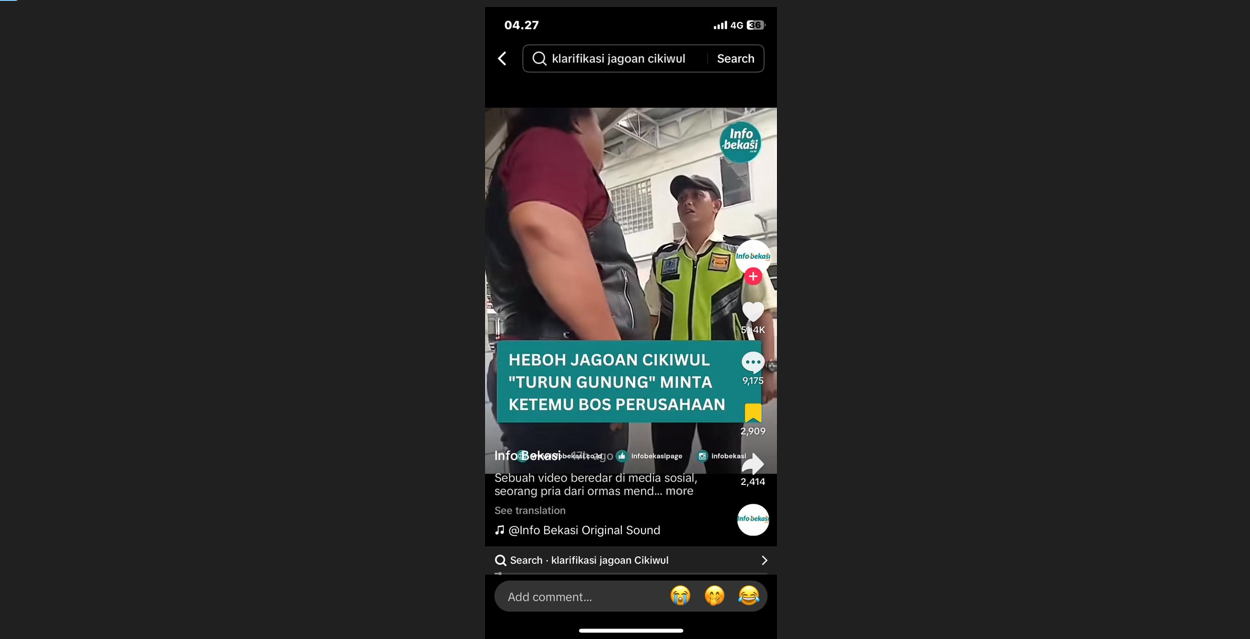 Viral! Mengaku Jagoan Cikiwul, Pria Ini Datangi Pabrik dan Minta Bertemu Pimpinan Pabrik