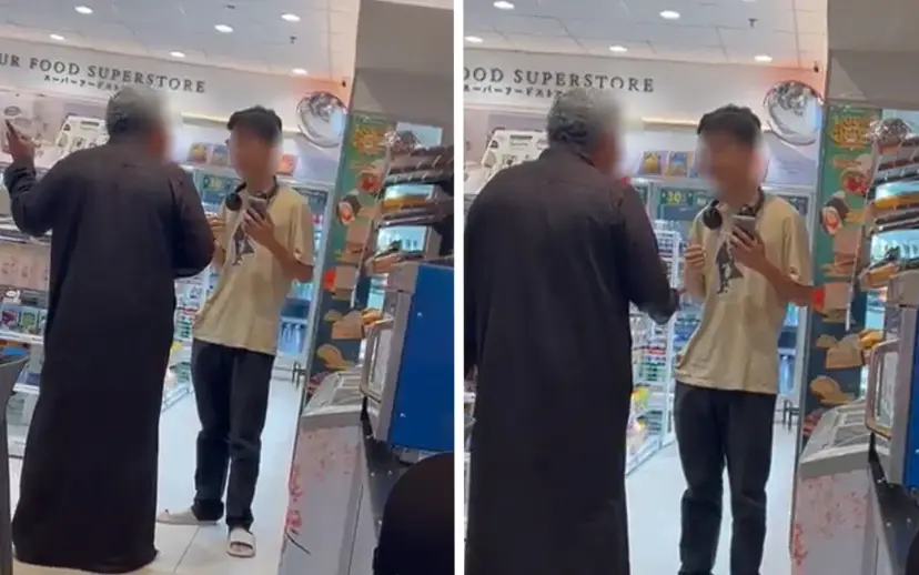 Viral! Pria Ini Ditampar Gara-Gara Makan Siang Saat Ramadhan